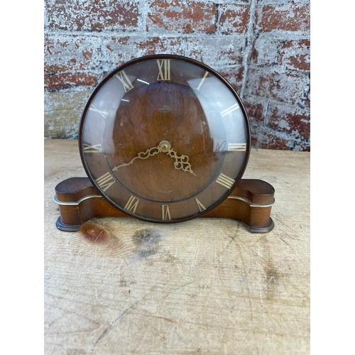 327 - Smiths Wind Up Mantle Clock a/f