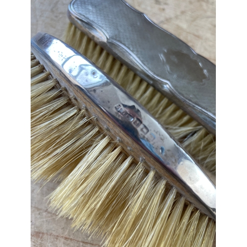 13 - Two Silver Handled Brushes