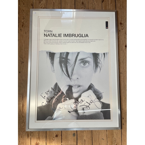 137 - Large Signed Natalie Imbruglia Poster