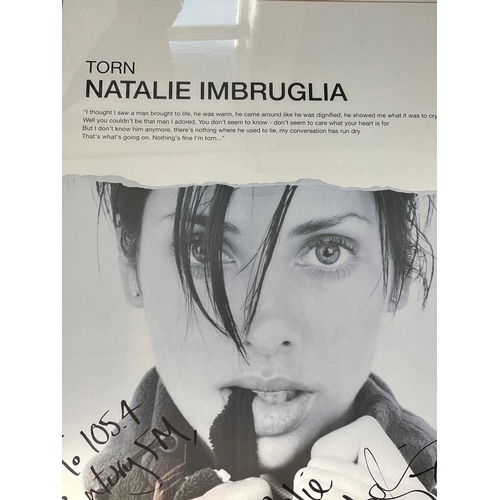 137 - Large Signed Natalie Imbruglia Poster