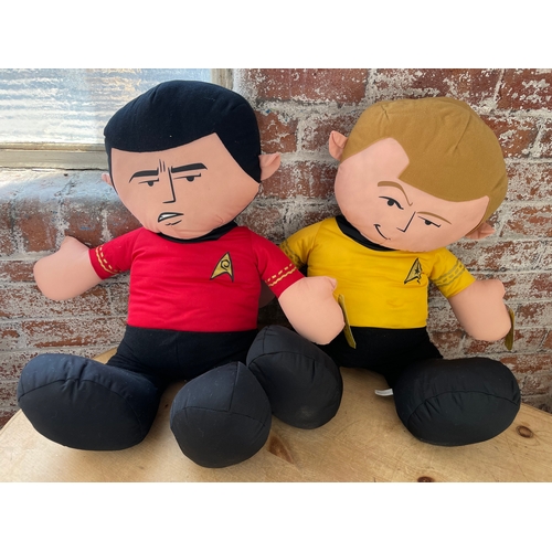 213 - Two Official Star Trek Soft Toys Large