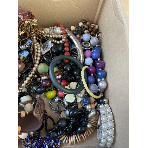 173 - Box Of Costume Jewellery