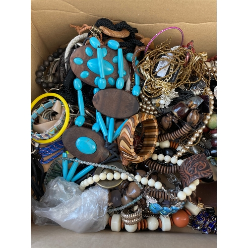 173 - Box Of Costume Jewellery