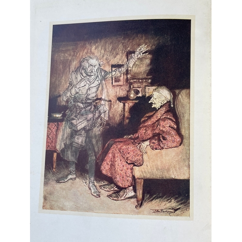 312 - Dickens ~ A Christmas Carol Illustrated By Arthur Rackham 1915  Published By William Heinemann. With... 