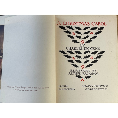 312 - Dickens ~ A Christmas Carol Illustrated By Arthur Rackham 1915  Published By William Heinemann. With... 