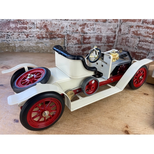 214 - Mamod SA1 Steam Roadster Boxed, Loose Seat, Inc Original Fuel Tablets & Labels. Looks Unused.