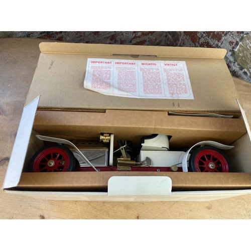 214 - Mamod SA1 Steam Roadster Boxed, Loose Seat, Inc Original Fuel Tablets & Labels. Looks Unused.