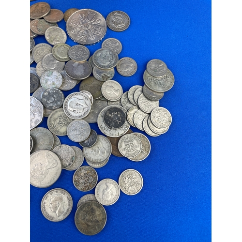 189 - Selection Of Coinage Ranging From Victoria to Elizabeth, Lots Of Silver Content.