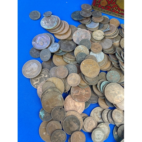 190 - Great Selection Of Coinage Ranging From George III To Elizabeth II In Genuine 1937 Coronation Tin.