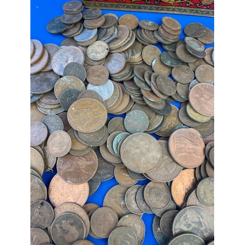 190 - Great Selection Of Coinage Ranging From George III To Elizabeth II In Genuine 1937 Coronation Tin.