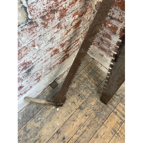 237 - Two Large Vintage Saws