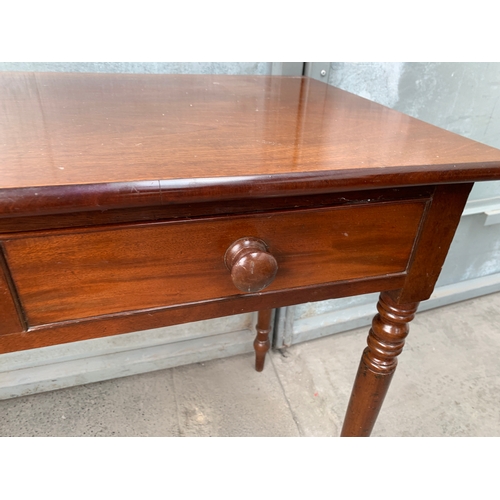 373 - Elegant Two Drawer Writing Table