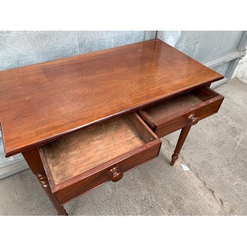 373 - Elegant Two Drawer Writing Table