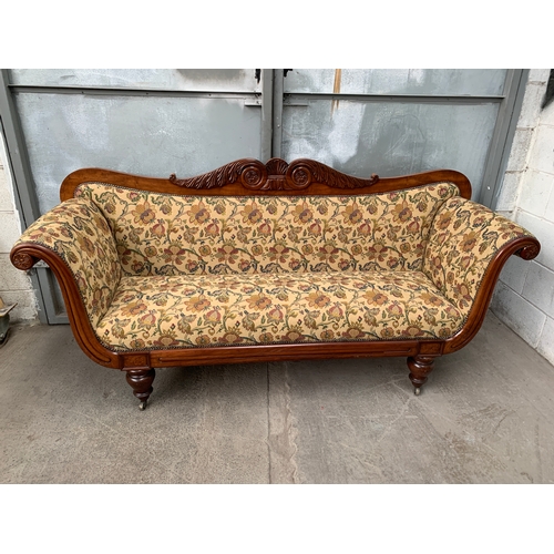 375 - Incredibly Good Quality Regency Sofa - please note, this item is stored off site