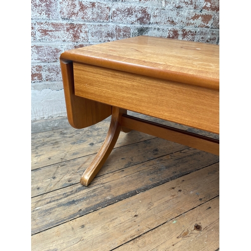 386 - Parker Knoll Mid Century Style Teak Drop Leaf Occasional Coffee Table