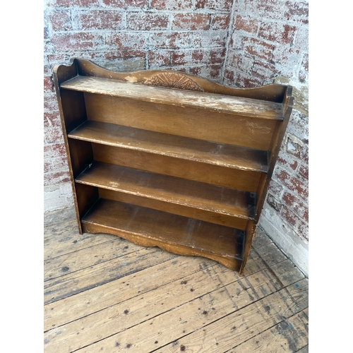 388 - Vintage Wooden Book Shelf