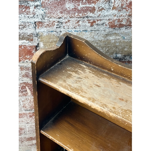 388 - Vintage Wooden Book Shelf