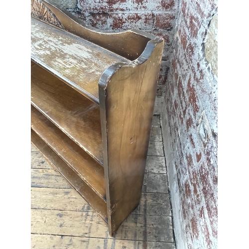 388 - Vintage Wooden Book Shelf