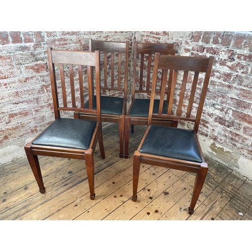 389 - Four Good Quality Vintage Wooden Dining Chairs