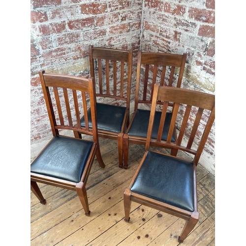 389 - Four Good Quality Vintage Wooden Dining Chairs