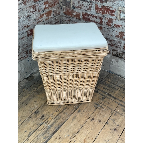 397 - Wicker Laundry Basket