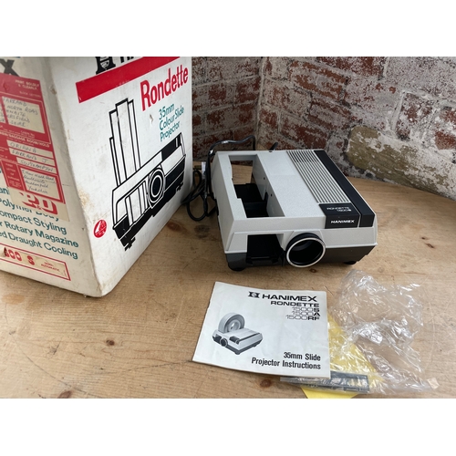 341 - Hanimex Rondette 1500s 35mm Slide Projector