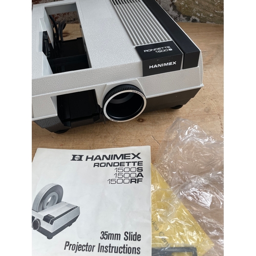 341 - Hanimex Rondette 1500s 35mm Slide Projector