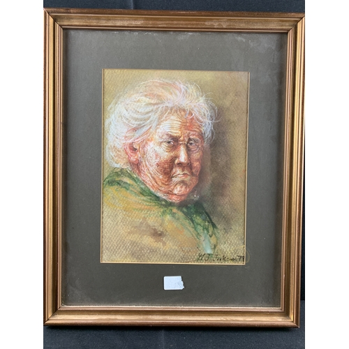 293 - M. J. Jackson Pastel Sketch of Lady