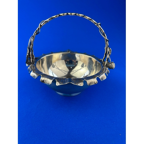 163 - Nice Silver Plated Strawberry Bowl