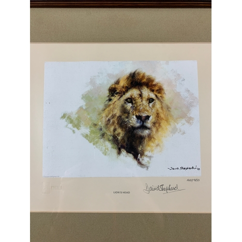 298 - David Shepherd, Two Limited Artist Signed Prints 