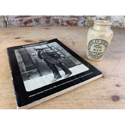 151 - Antique Mobberley Creamery Pot and A Cockney Camera Book