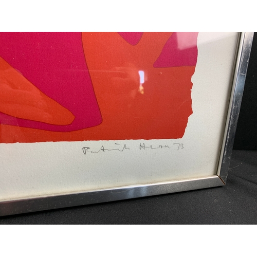 2 - Patrick Heron CBE 1973 Limited Screen Print 42/72 - 93 x 71cm to frame.  Artist Signed and Numbered