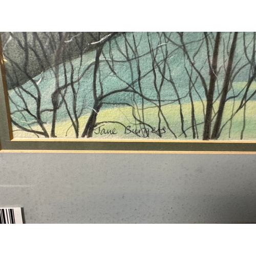 173A - Jane Burgess Watercolour - 58 x 47cm to frame