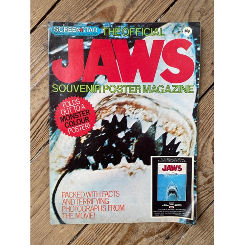 328 - 1970s Jaws Souvenir Poster Magazine