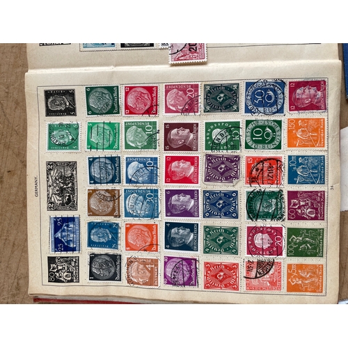 331 - Stamp Album Of Vintage Worldwide Stamps