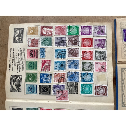 331 - Stamp Album Of Vintage Worldwide Stamps