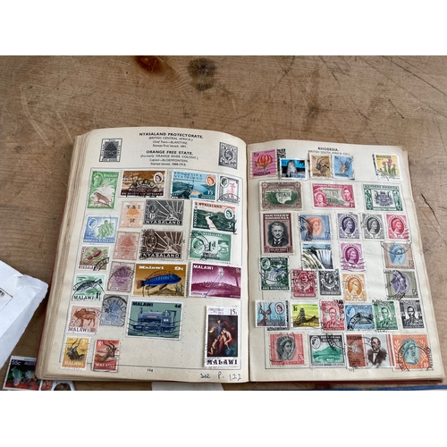 331 - Stamp Album Of Vintage Worldwide Stamps