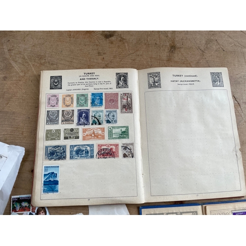 331 - Stamp Album Of Vintage Worldwide Stamps