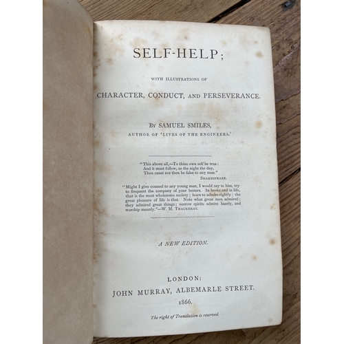 433 - Self Help By Samuel Smiles. Revised 2nd Edition 1866, The Bible Of Victorian Liberalism