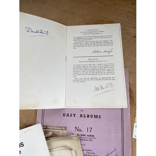 315 - Group Of Autographs & Signatures Inc. George Bernard Shaw, Michael Crawford, Gracie Fields, David Fa... 