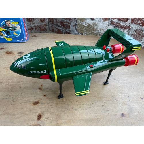 91 - Vintage Thunderbirds Thunderbird 2 Electronic Playset With Box. Complete & Working.