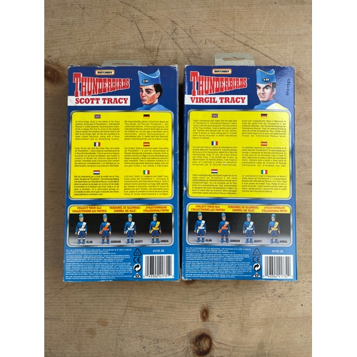 92 - Vintage Thunderbirds Scott Tracy & Virgil Tracy Matchbox Figures