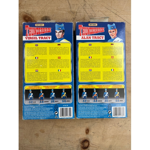 93 - Vintage Thunderbirds Alan Tracy & Virgil Tracy Matchbox Figures