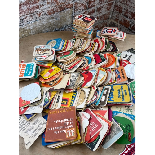 310 - Large Quantity Of Vintage Beer Mats