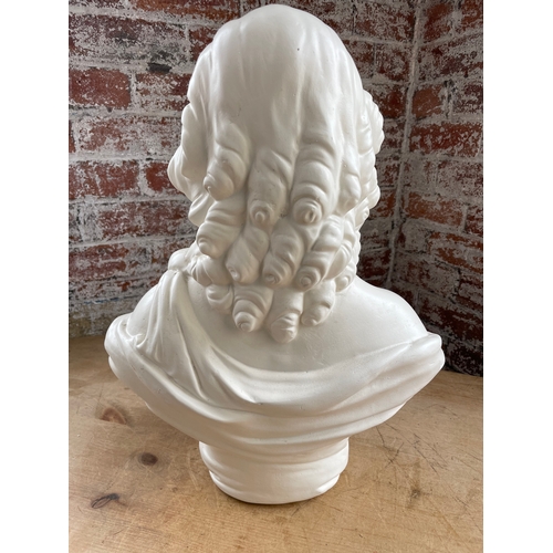 320 - Large Pretty Lady Plaster Bust