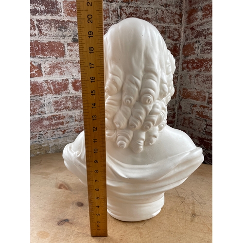 320 - Large Pretty Lady Plaster Bust