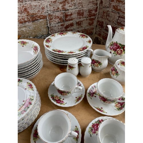 389 - Royal Norfolk Dinner & Tea Service Rose Pattern