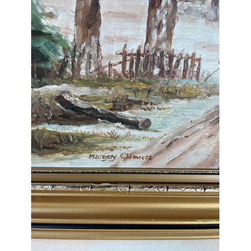 350 - Two Original Oil On Board Paintings By Margery Clements