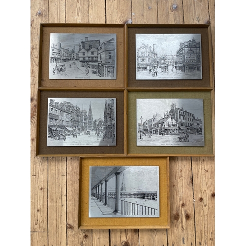 354 - 5 Steel Etchings Of The Local Area