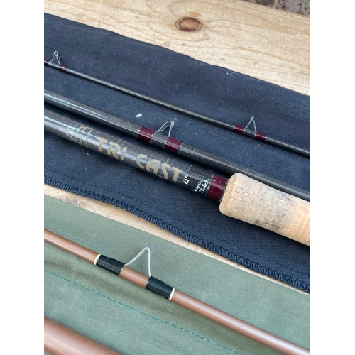 Vintage Fishing Rods Inc. Albatross Holglas Spinning Rod, Diawa 146 Glass Fly  Rod, Rodrill Whimbrel